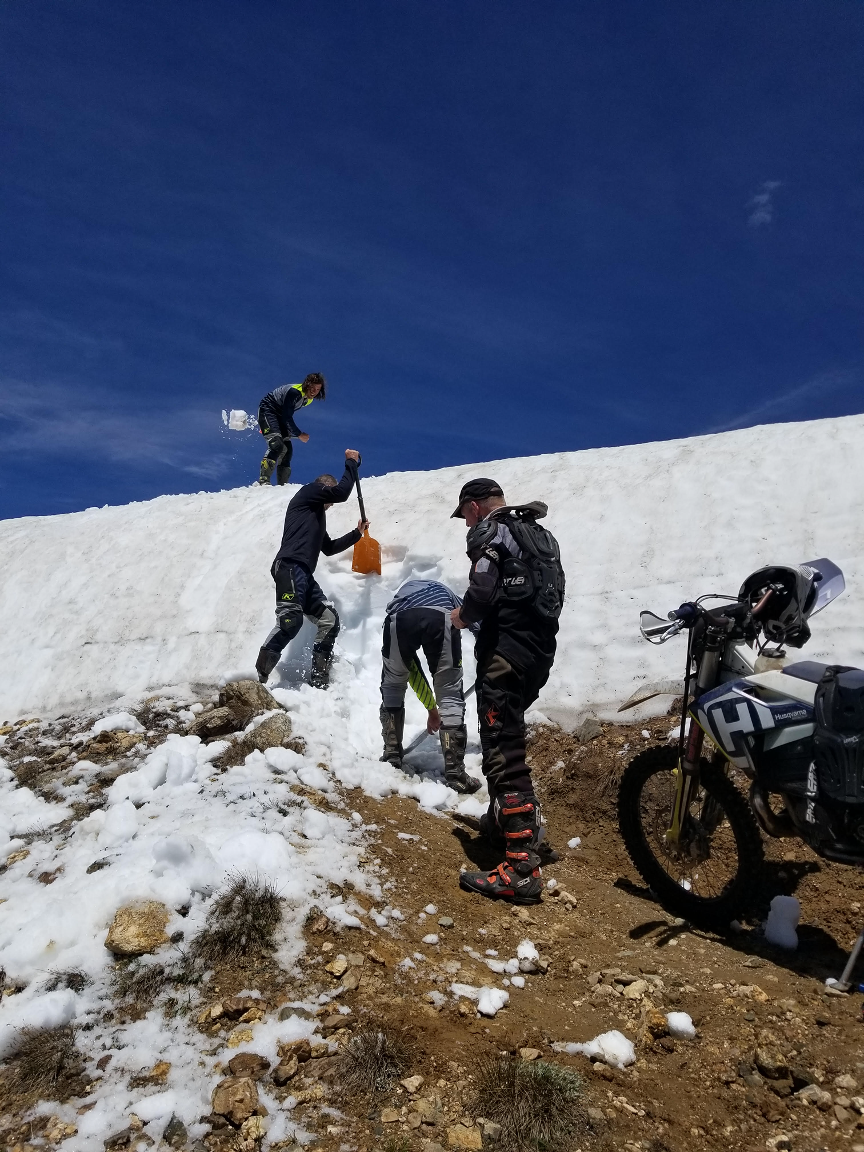 Motorcycle Trail Riders clear snow and open popular trail June 29, 2020