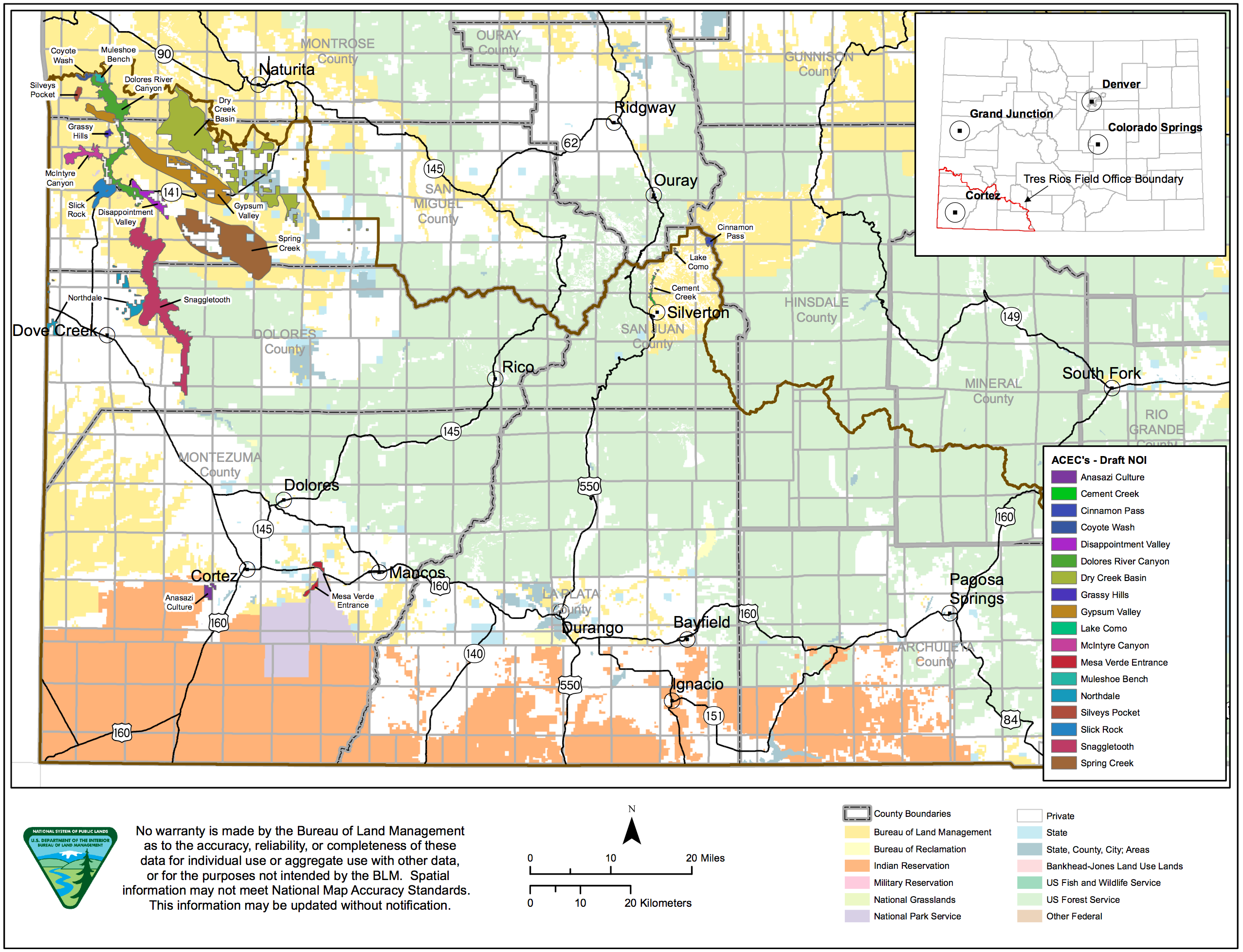 Tres Rios ACEC expansion